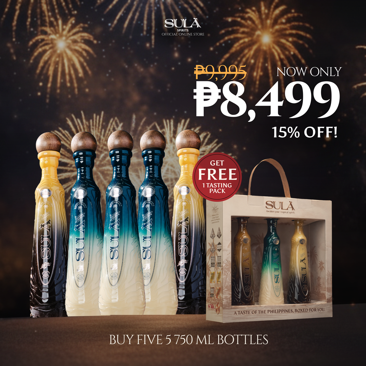 Ultra Set (Buy 5 750mL + Free 3x 250mL Tasting Pack)